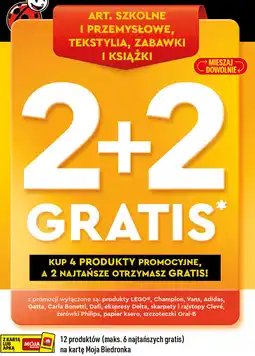 Biedronka Artykuły szkolne i przemysłowe, tekstylia, zabawki i książki oferta