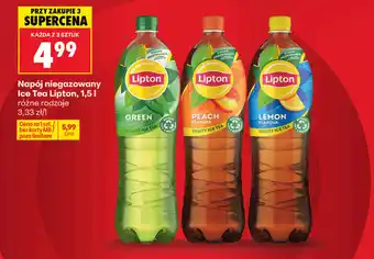 Biedronka Napój niegazowany Ice Tea Lipton oferta
