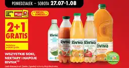 Biedronka Wszystkie soki, nektary i napoje Riviva oferta