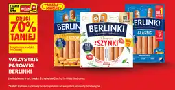 Biedronka Wszystkie parówki Berlinki oferta