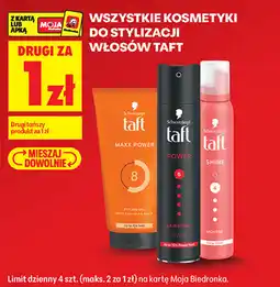 Biedronka Wszystkie kosmetyki do stylizacji włosów Taft oferta
