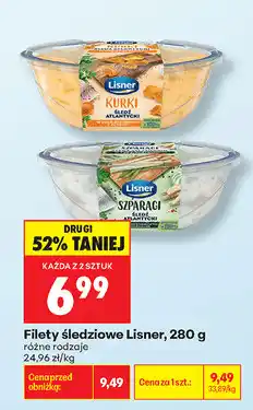 Biedronka Filety śledziowe Lisner oferta