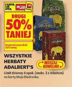 Biedronka Wszystkie herbaty Adalbert's oferta