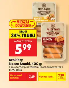 Biedronka Krokiety Nasze Smaki oferta