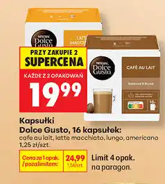 Biedronka Kapsułki Dolce Gusto oferta