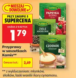 Biedronka Przyprawy w saszetkach Kamis oferta