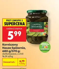 Biedronka Korniszony Nasza Spiżarnia oferta