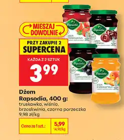 Biedronka Dżem Rapsodia oferta