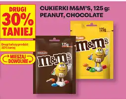 Biedronka Cukierki M&M's, 125 g: Peanut, Chocolate oferta