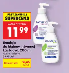 Biedronka Emulsja do higieny intymnej Lactacyd oferta