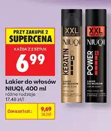 Biedronka Lakier do włosów NIUQI oferta