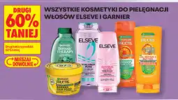 Biedronka Kosmetyki do pielęgnacji włosów Elseve i Garnier oferta