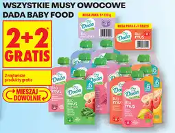 Biedronka Wszystkie musy owocowe Dada Baby Food oferta