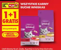 Biedronka Wszystkie karmy suche Whiskas oferta
