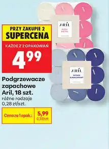 Biedronka Podgrzewacze zapachowe Aril, 18 szt oferta