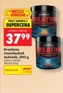 Biedronka Kreatyna monohydrat Activlab oferta