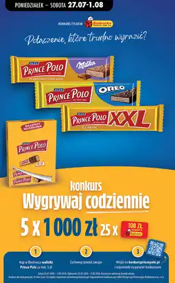 Biedronka Konkurs prince polo oferta