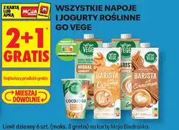 Biedronka Napoje i jogurty roślinne Go Vege oferta
