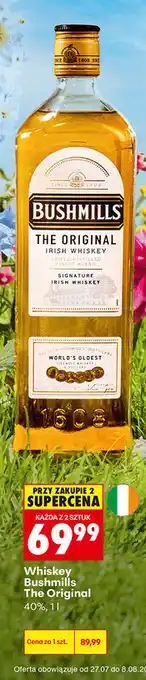Biedronka Whiskey Bushmills The Original oferta