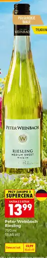 Biedronka Peter Weinbach Riesling Medium Sweet Rhein oferta