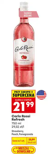 Biedronka Carlo Rossi Refresh oferta