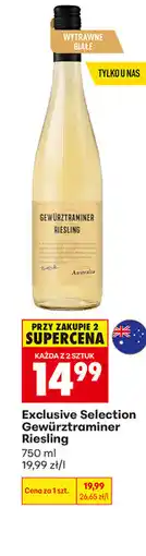 Biedronka Exclusive Selection Gewürztraminer Riesling oferta