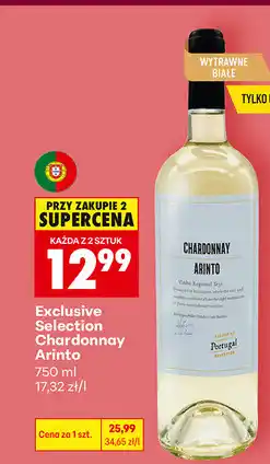 Biedronka Exclusive Selection Chardonnay Arinto oferta