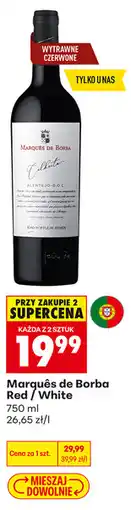 Biedronka Marquês de Borba Red / White oferta