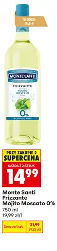 Biedronka Monte Santi Frizzante Mojito Moscato 0% oferta