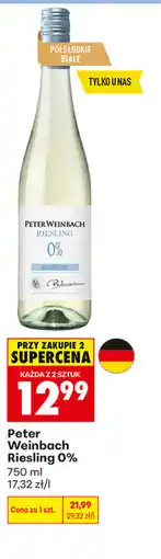 Biedronka Peter Weinbach Riesling 0% oferta