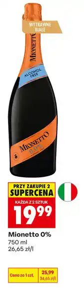 Biedronka Mionetto 0% oferta