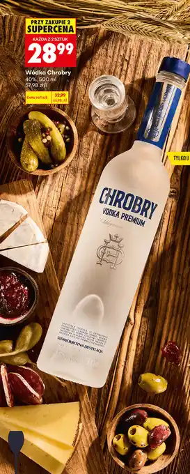 Biedronka Wódka Chrobry 40% oferta
