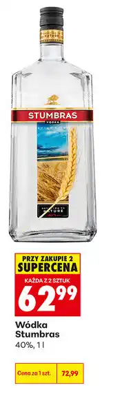 Biedronka Wódka Stumbras 40% oferta