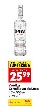 Biedronka Wódka Żołądkowa de Luxe 40% oferta