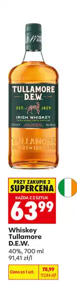 Biedronka Whiskey Tullamore D.E.W. 40% oferta