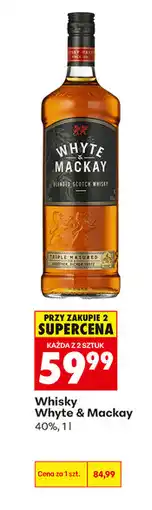 Biedronka Whisky Whyte & Mackay 40% oferta