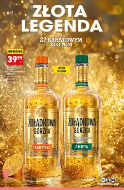 Biedronka Żołądkowa Gorzka Tradycyjna z 22-karatowym złotem oferta