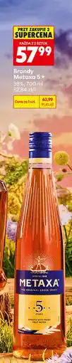 Biedronka Brandy Metaxa 5 oferta