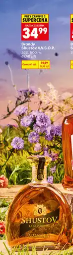 Biedronka Brandy Shustov V.V.S.O.P. 36% oferta