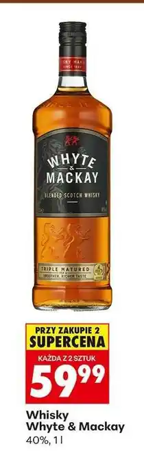 Biedronka WHISKY WHYTE & MACKAY oferta