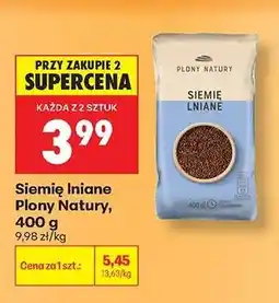 Biedronka Siemię lniane Plony Natury 400 g oferta