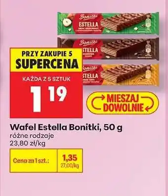 Biedronka Wafel Estella Bonitki, 50 g oferta