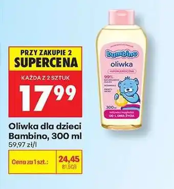 Biedronka Oliwka dla dzieci Bambino, 300 ml oferta
