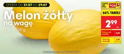Biedronka Melon żółty na wagę oferta