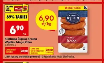 Biedronka Kiełbasa Śląska Kraina Wędlin oferta