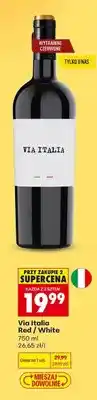 Biedronka Wino Via Italia White oferta