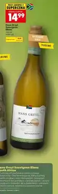Biedronka Wino białe wytrawne Hans Greyl Sauvignon Blanc oferta