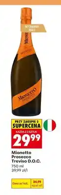 Biedronka Wino musujące Mionetto Prosecco Treviso D.O.C oferta