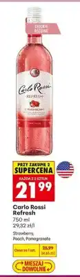 Biedronka Wino Carlo Rossi Refresh Strawberry oferta