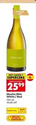 Biedronka Wino białe wytrawne Mucho Más White oferta